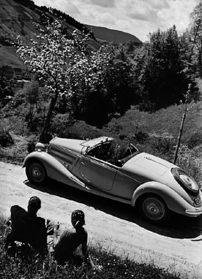 Publicité de voiture, 1938