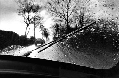 Voyage en voiture sous la pluie, 1955